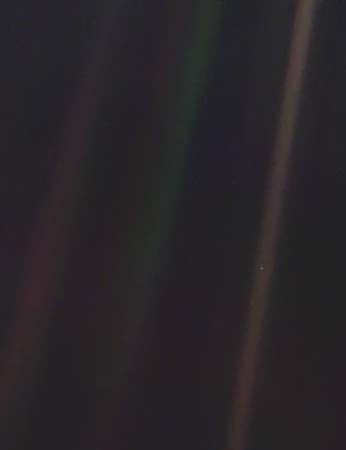 Earth--Pale Blue Dot